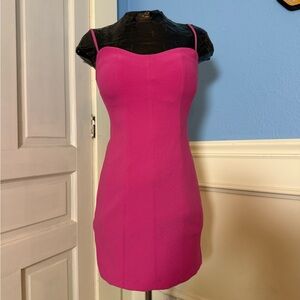 Abercrombie Hot Pink Mini Dress